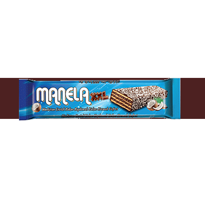 MANELA COCOA COATED COCOA CREAM WAFER WITH COCONUT