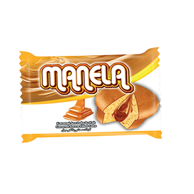 Manela Karamel Sos Dolgulu Sade Kek